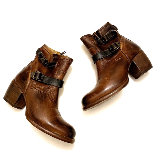 Bed Stu Shoes - Bed Stu Octane Ankle Bootie Leather Boho Size 39/9